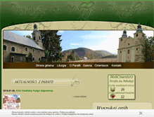 Tablet Screenshot of parafiadomaszkow.pl